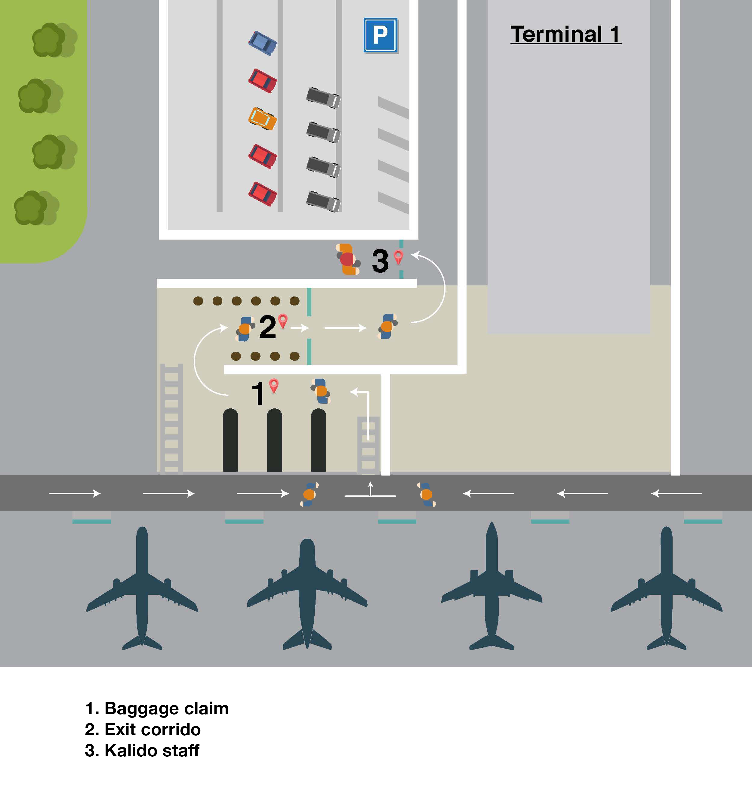 Terminal 1 national map